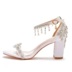 Sandale Strass Mariage