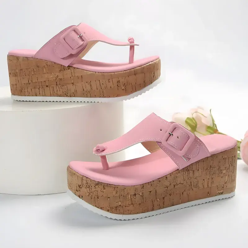Sandales Tong de Plage Compensées • Boutique Sandales