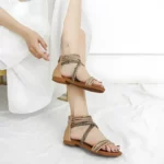 Sandales Plates Fermées Derrière