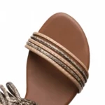 Sandales Plates Fermées Derrière