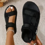 Sandale Noir Scratch