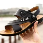 Sandale Plage Homme Cuir